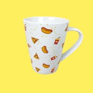 Orly Maison Pizza Hot Dog Soda Large Coffee Mug Food Lovers Pop Art